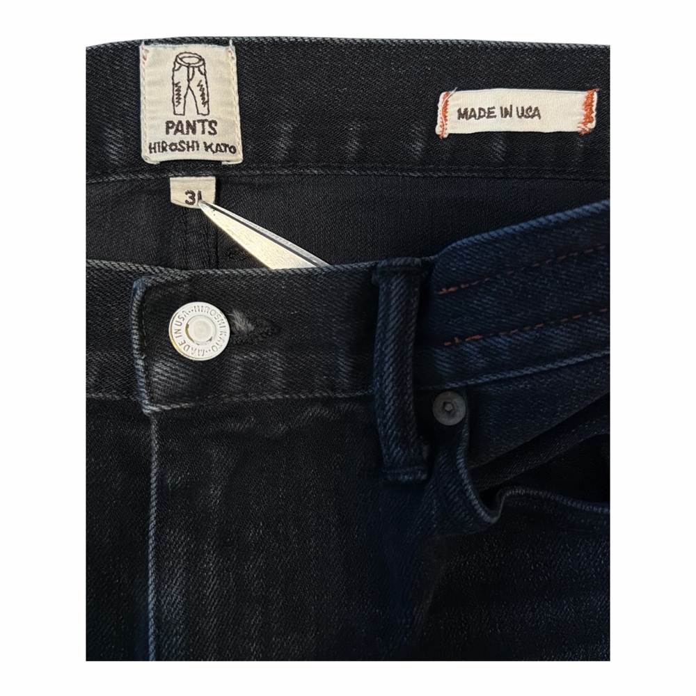 Hiroshi Kato The Pen Slim Selvedge‎ Jeans Paul Wash Men’s 31 Made USA - Picture 3 of 7
